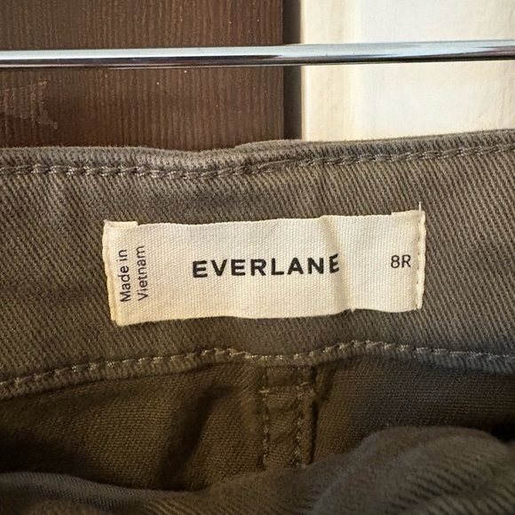Everlane Utility Straight leg pant Kalamata size 8 - Picture 6 of 6